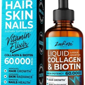 Biotin Collagen Leave-In Conditioner for Healthy Hair Growth 8 Ounce