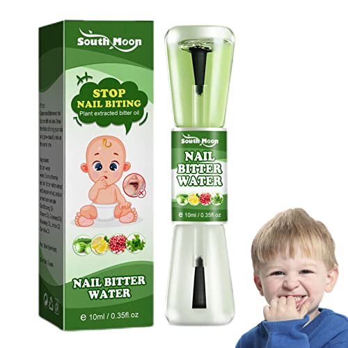 15ml Bitter Nail Polish for Biting Prevention, Clear Formula, Adult Size