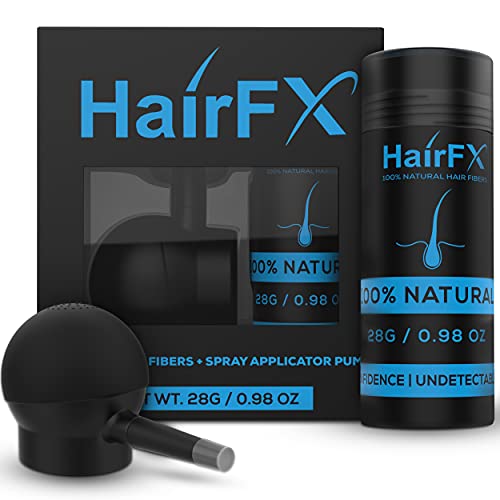 Black 8 oz Hair Spray Bottle with 15 Multi-Benefit Formula for Healthy, Shiny Hair
