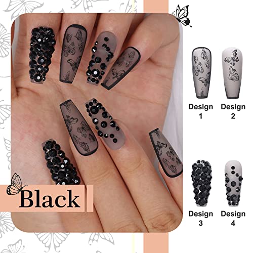 ?Black Acrylic Nail Designs? - Image 3