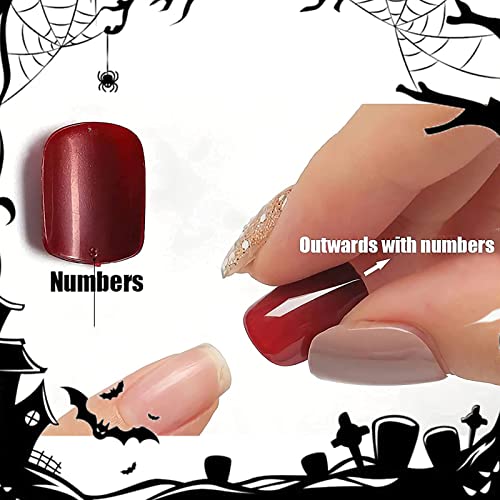 Black acrylic nails with sharp design. - Image 6