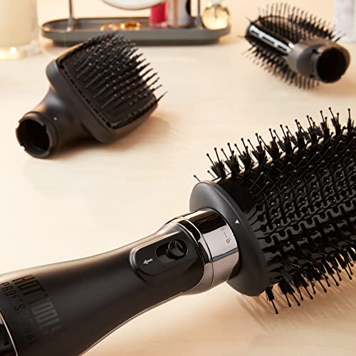 Gentle Detangling Black and Gold Hair Brush with Soft Bristles for Effortless Styling - Image 5