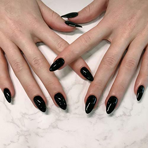 Black and red stick-on nails. - Image 4