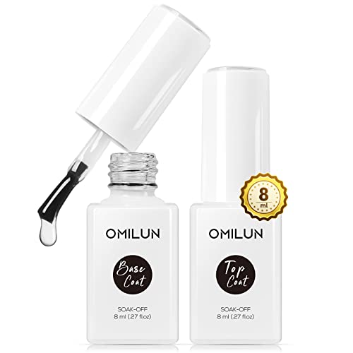 Monochrome Black and White Gel Nail Art Kit for Elegant and Stylish Manicures