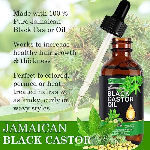 Natural Black Castor Oil for Baby Hair Growth 4 oz Moisturizer - Image 5