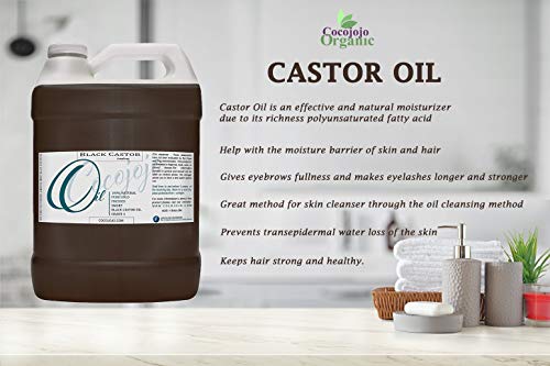 Organic Black Castor Oil for Beard and Facial Hair Growth, 4 oz Bottle - Image 2