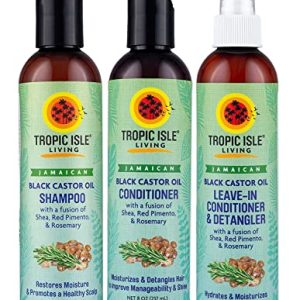 Nourishing Black Castor Oil Shampoo and Conditioner Set 12 oz for Healthy Hair
