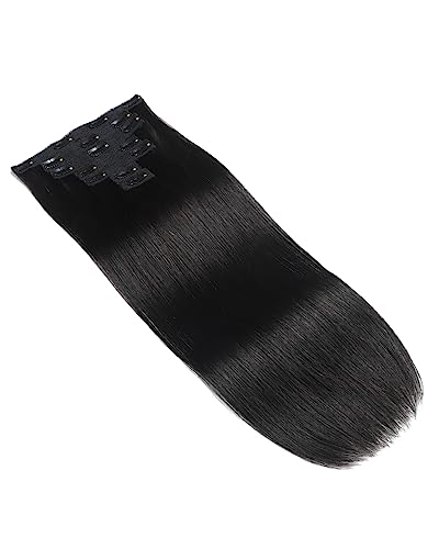 Black Clip In Human Hair Extension - Image 8