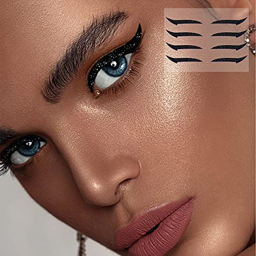 Black Eyeliner Stickers for Quick and Simple Makeup Application - 20 Stickers Pack - Image 3