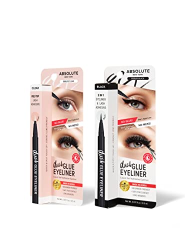 Black Eyeliner with Adhesive for Easy Application and Long-Lasting Wear - Image 2