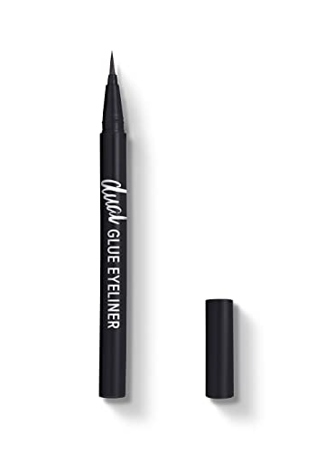 Black Eyeliner with Adhesive for Easy Application and Long-Lasting Wear