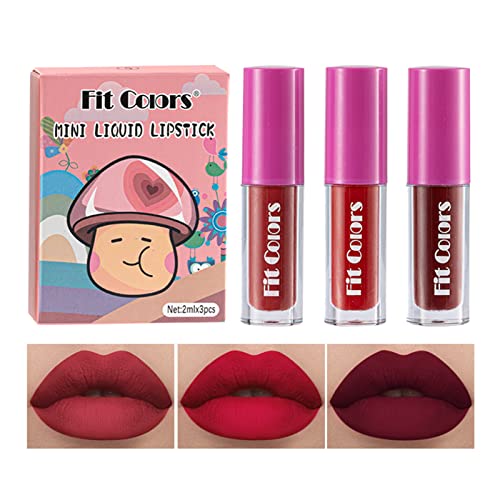 New Bold Black Eyeshadow and Red Lipstick Makeup Set