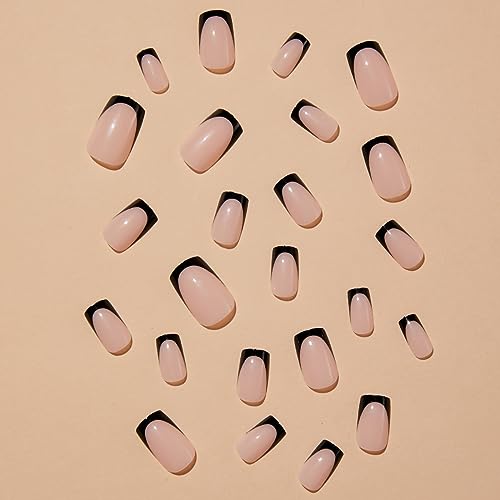 ?Black French Tip Acrylics? - Image 2