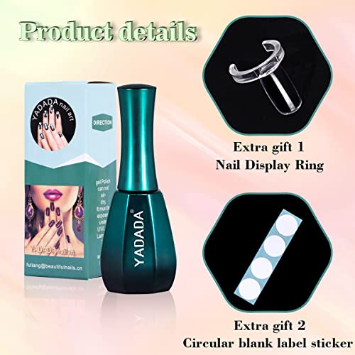 Black gel polish for nails. - Image 2