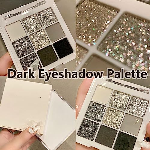 12 Shade Black Grey Eyeshadow Palette for Stunning Eye Looks - Image 6