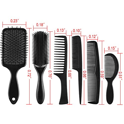 Men's Black Hair Brush for Curly Coily Hair Daily Use - Image 4