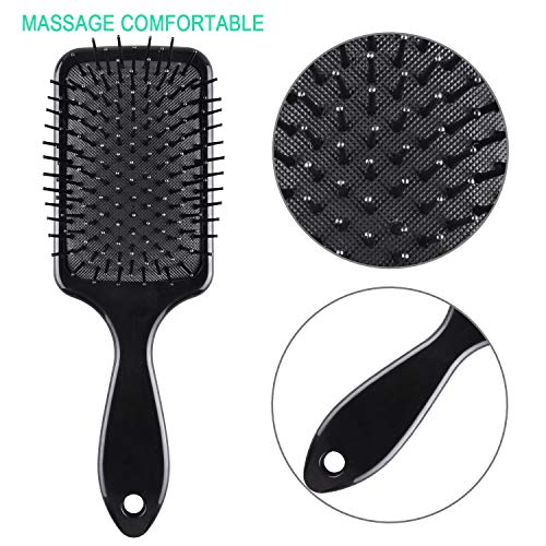 Men's Black Hair Brush for Curly Coily Hair Daily Use - Image 2