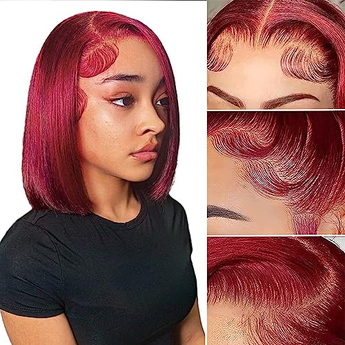 14-Inch Black Human Hair Bob Wig - Stylish Natural Look for Everyday Wear