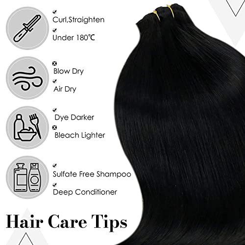 Black Human Hair Extensions - Image 7