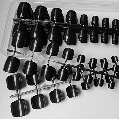 Black Toenails with Black Polish - Image 4