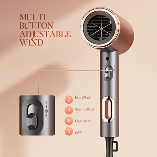 Compact Bladeless Hair Dryer for Safe, Efficient, and Gentle Styling - Image 3