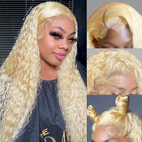Blond Human Hair Lace Front Wig