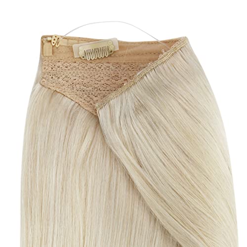 18 Inch Blonde Clip-In Human Hair Extensions for Natural Volume and Length - Image 9