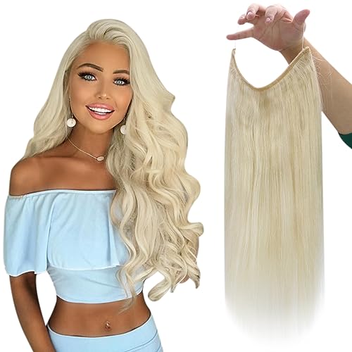 18 Inch Blonde Clip-In Human Hair Extensions for Natural Volume and Length