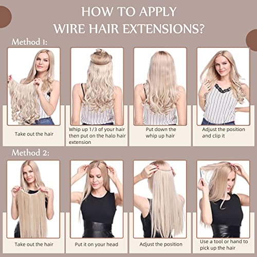 18 Inch Blonde Clip-In Human Hair Extensions for Natural Volume and Length - Image 6