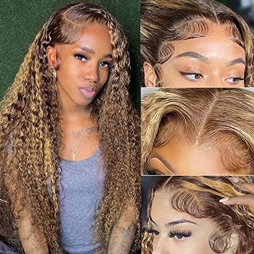 20 Inch Blonde Curly 100% Remy Human Hair Extensions Natural Look