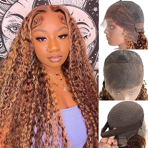 Blonde Curly Human Hair Wig