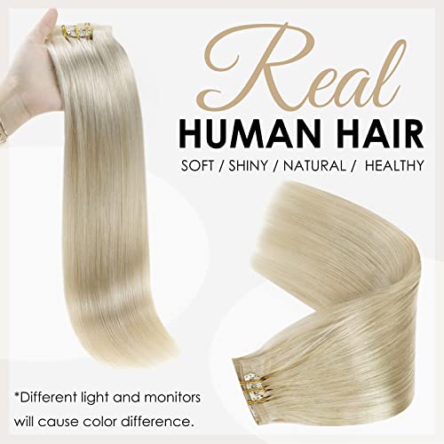 Blonde Human Hair Clip-In Extension - Image 2