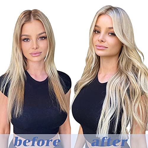 Blonde Human Hair Clip-In Extension - Image 8