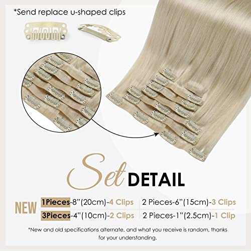 Blonde Human Hair Clip-In Extension - Image 3