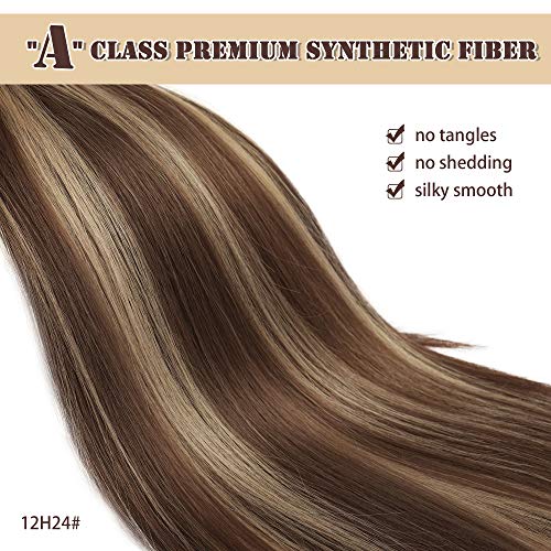 Golden Blonde 14 Inch Human Hair Drawstring Ponytail Extension - Image 4