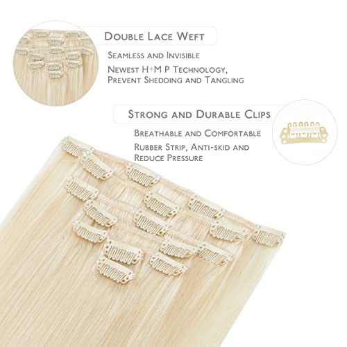 Blonde Human Hair Extensions - Image 3
