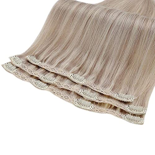 18 Inch Blonde Remy Human Hair Clip-In Extensions for a Natural Look - Image 8