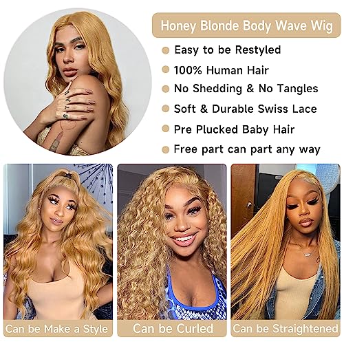 Blonde Human Hair Lace Front Wig - Image 5