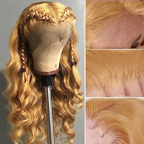 Blonde Human Hair Lace Front Wig - Image 2