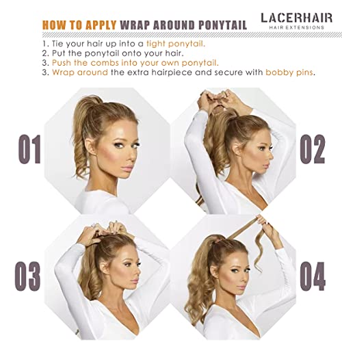 Blonde Human Hair Ponytail - Image 7