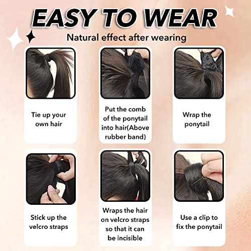 24 Inch Blonde Human Hair Ponytail Extension Clip-In for Natural Full Look - Image 7