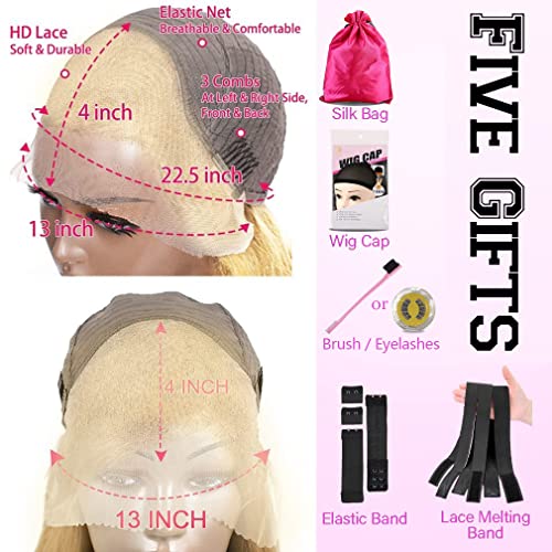 Blonde Lace Front Human Hair Wig - Image 3