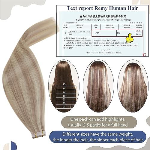 Blonde Tape-In Human Hair Extension - Image 6