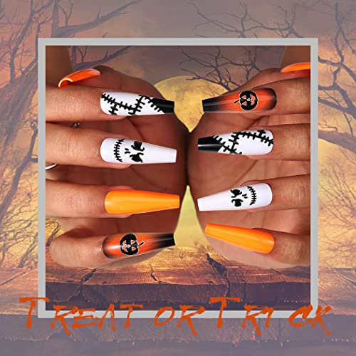 ?Blood Orange Acrylic Nails? - Image 3