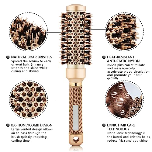 Blowout Babe 1.5-Inch Thermal Round Brush for Effortless Styling and Volume - Image 2