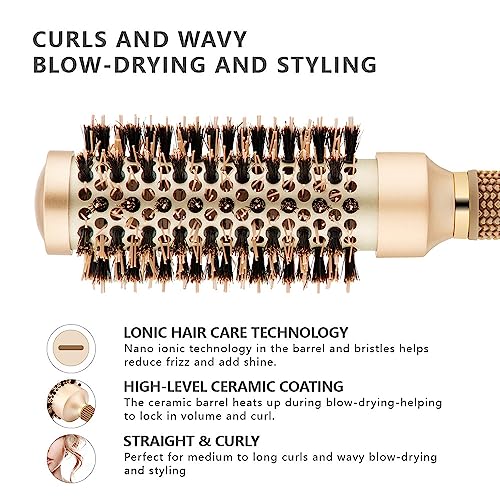 Blowout Babe 1.5-Inch Thermal Round Brush for Effortless Styling and Volume - Image 3