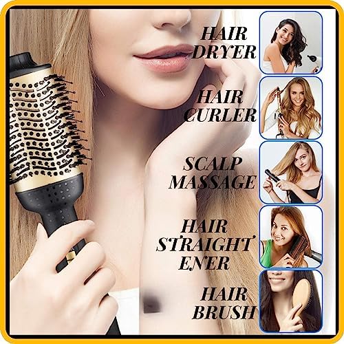 10-in-1 Ceramic Hair Dryer Brush for Salon-Quality Straightening and Silky Smooth Results - Image 9