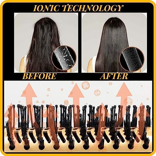 10-in-1 Ceramic Hair Dryer Brush for Salon-Quality Straightening and Silky Smooth Results - Image 6