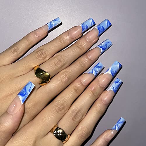?Blue Acrylic Nail Designs? - Image 2