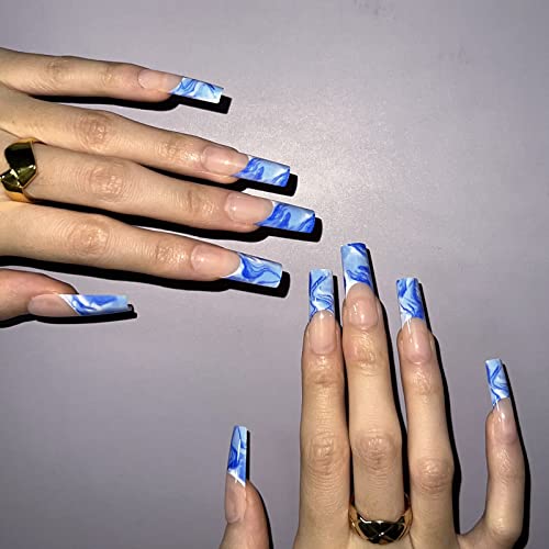 ?Blue Acrylic Nail Designs? - Image 3